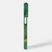 Glam Gold Glitzer Green Metallic Case-Mate iPhone Hülle (Rückseite / Rechts)