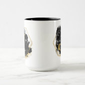 Glam Gold Glitzer J Monogram Tasse (Zentrum)