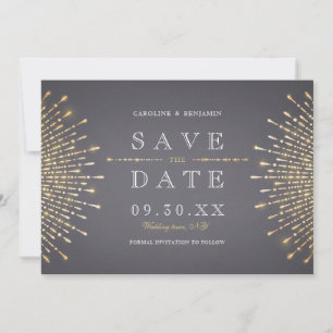 Glam gold Glitzer Kunst Deko Vintage Hochzeit Save The Date
