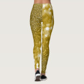 Glam Gold Glitzer Leggings (Rückseite)