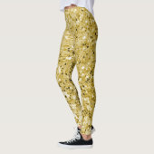 Glam Gold Glitzer Leggings (Links)