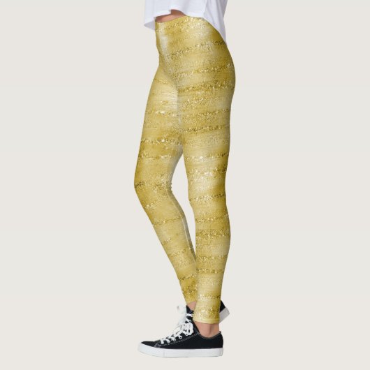 Glam Gold Glitzer Leggings (Links)
