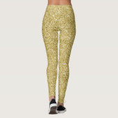 Glam Gold Glitzer Leggings (Rückseite)