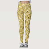 Glam Gold Glitzer Leggings (Vorderseite)