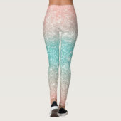 Glam Gold Glitzer Leggings (Rückseite)