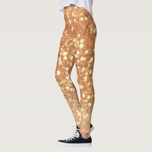 Glam Gold Glitzer Leggings (Links)