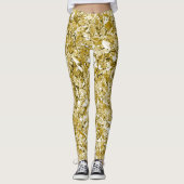 Glam Gold Glitzer Leggings (Vorderseite)