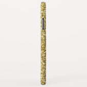 Glam Gold Glitzer Monogram Name Script Case-Mate iPhone Hülle (Hinten/Rechts)