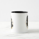 Glam Gold Glitzer P Monogram Tasse (Zentrum)