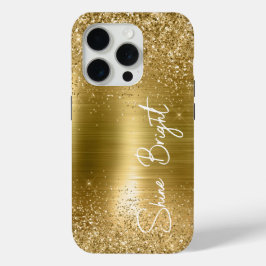 Glam Gold Glitzer Sparkle Case-Mate iPhone Hülle