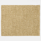 Glam Gold Glitzy Glitzer    Fleecedecke (Vorderseite (Horizontal))