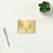 Glam Gold Glitzy Glitzer Post-it Klebezettel (Büro)