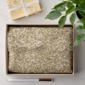 Glam Gold Glitzy Glitzer Seidenpapier (Geschenk)