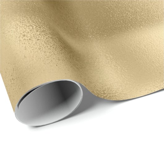 Glam Gold Glitzy Sparkle Glitzer Geschenkpapier (Rolleneckpunkt)