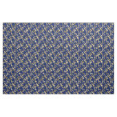 Glam Gold Hummingbirds Navy Blue Graphic Stoff (Yard (91,4 cm))