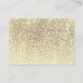 Glam Gold Kassetten-Hochzeitslied-Anfrage-Einlage Begleitkarte (Rückseite)