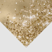 Glam Gold Luxe Glitzy Sparkle Glitzer       Seidenpapier (Detail)