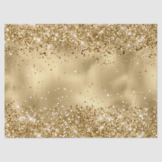 Glam Gold Luxe Glitzy Sparkle Glitzer       Seidenpapier (Vorderseite)