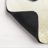 Glam Gold Makeup Eyes & Lashes Personalisiert Mousepad (Ecke)