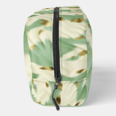 Glam Gold Mint Cream Cowgirl Cowhide Waschbeutel (Rechts)