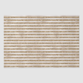 Glam Gold Pearl Stripes Seidenpapier