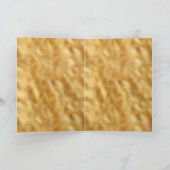 Glam Gold personalisiert Karte (Innenseite)