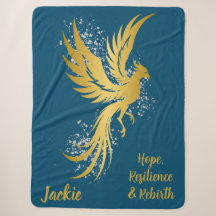 Glam Gold Phoenix Silver Glitzer Monogram Blue |