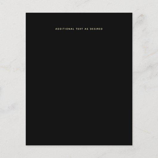 Glam Gold Pink Brautparty laden Tier ein (Rückseite)