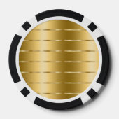 Glam Gold Ribbon Pokerchips (Rückseite)
