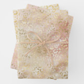 Glam Gold Rose Blush Pink Leopard Print Geschenkpapier Set (Beispiel)