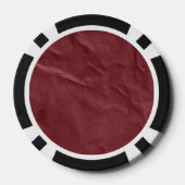 Glam Gold Rot Pokerchips (Rückseite)