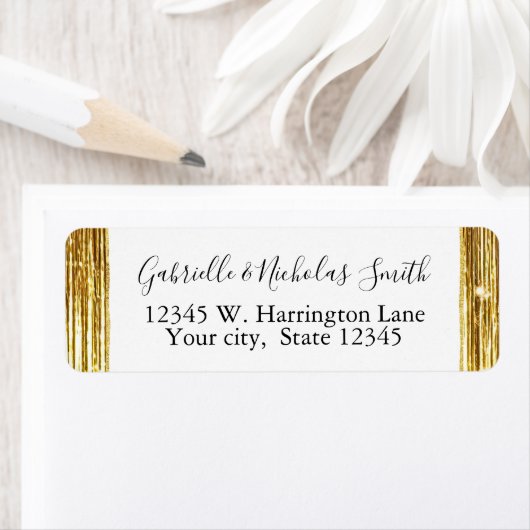 Glam Gold Streifen (Insitu)