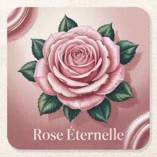 Glam Gold Trimmer Rose Gold Untersetzer Set