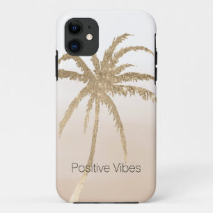 Glam Gold Tropical Palm ombre     Case-Mate iPhone Hülle