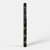 Glam Gold und schwarze Schmetterlinge Muster Samsung Galaxy Hülle (Rechte Seite)