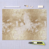 Glam Gold White Paint (Look) Seidenpapier (Handwerk)