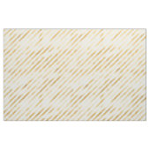 Glam Gold White Stripe Grafik Stoff (Fat Quarter (45,7 x 55,9 cm))
