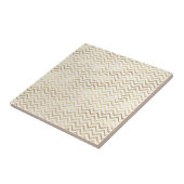 Glam Gold Zickzack Muster Fliese (Seite)