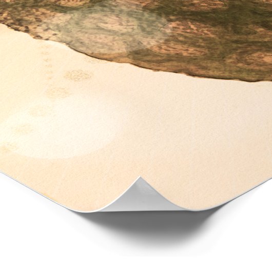 Glam Golden Pineapa Party Frische Pasta machen Poster (Ecke)