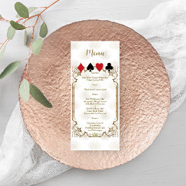 Glam Golden Traumstrecke Airolo - Gletsch Menükarte