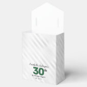 Glam Green Silver Balloon Glitzer Gunst Birthday Geschenkschachtel (Geöffnet)