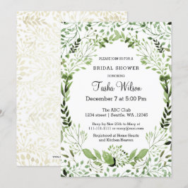 Glam Greenery Bridal Einladungen