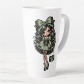 glam grüne Puppe Milchtasse (Rechte Ecke)