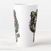 glam grüne Puppe Milchtasse (Vorderseite)