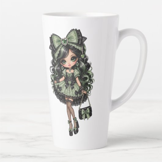 glam grüne Puppe Milchtasse (Rechts)