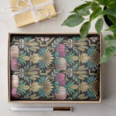 Glam Grüner Herbst Ernte Art Deco Seidenpapier (Geschenk)