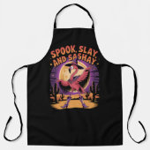 Glam Halloween Flamingo Spaß Schürze (Vorderseite)