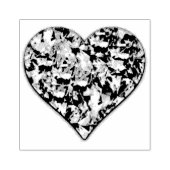 Glam Heart Gummistempel (Prägung)