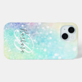 Glam Holographic Glitzer Farbenfrohe Hübsche Muste Case-Mate iPhone Hülle (Rückseite (Horizontal))