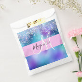 Glam Holographic Mermaid Glitzer Sparkle Monogram Geschenktütchen (Versiegelt)